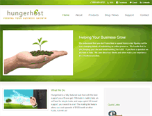 Tablet Screenshot of hungerhost.com